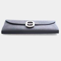 مملوكة مسبقًا Hermes Black Epsom Maillon To Go Wallet