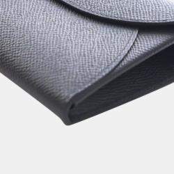 مملوكة مسبقًا Hermes Black Epsom Maillon To Go Wallet