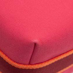 Pre Owned حقيبة هيرمس برايد-A-براق تول الوردي الأحمر صغير