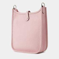 مملوكة مسبقًا Hermes Pink Taurillon Clemence Evelyne TPM