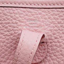 مملوكة مسبقًا Hermes Pink Taurillon Clemence Evelyne TPM