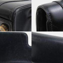 Pre Owned حقيبة هيرميس دراج 27 جلد بوكس سكارف أسود ذهبي