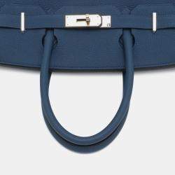 مملوكة مسبقًا حقيبة هيرمس بيركن روتورن التوغو الأزرق حجم 30