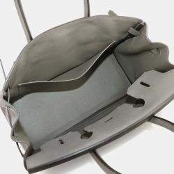 Pre Owned Hermes Birkin 30 Togo Etain Handbag Gray
