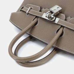 مملوكة مسبقًا Hermes Birkin 25 Epson Etoupe Handbag