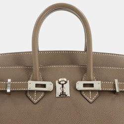 مملوكة مسبقًا Hermes Birkin 25 Epson Etoupe Handbag