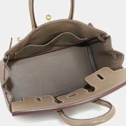 مملوكة مسبقًا Hermes Birkin 25 Swift Etoupe Handbag