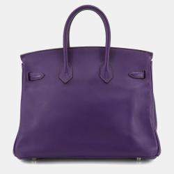 مملوكة مسبقًا Hermes Birkin 25 Swift Ultra Violet