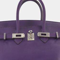 مملوكة مسبقًا Hermes Birkin 25 Swift Ultra Violet