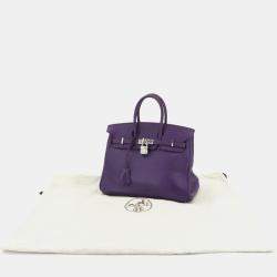 مملوكة مسبقًا Hermes Birkin 25 Swift Ultra Violet