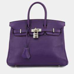 مملوكة مسبقًا Hermes Birkin 25 Swift Ultra Violet