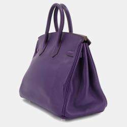 مملوكة مسبقًا Hermes Birkin 25 Swift Ultra Violet