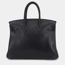 مملوكة مسبقًا Hermes Birkin 25 Swift Black Handbag