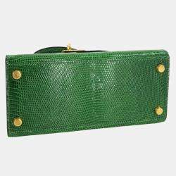 Pre Owned حقيبة هيرمس ميني كيلي كتف سحلية فيري موين