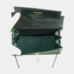 Pre Owned حقيبة هيرمس ميني كيلي كتف سحلية فيري موين