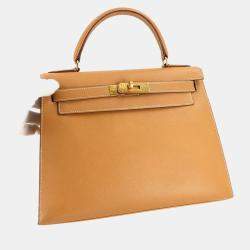 مملوكة مسبقًا حقيبة كتف هيرمس كيلي 28 كوتشوفيل جلد إبصوم طبيعي