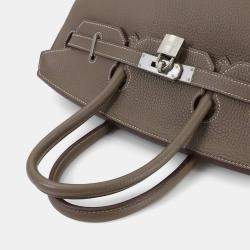 مملوكة مسبقًا Hermes Birkin 35 Togo Etoupe Handbag