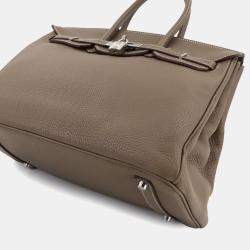 مملوكة مسبقًا Hermes Birkin 35 Togo Etoupe Handbag