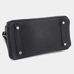 مملوكة مسبقًا Hermes Birkin 25 Swift Black Handbag