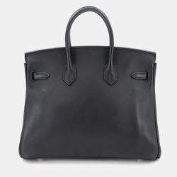 مملوكة مسبقًا Hermes Birkin 25 Swift Black Handbag