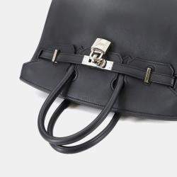 مملوكة مسبقًا Hermes Birkin 25 Swift Black Handbag