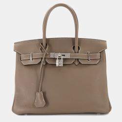 Pre Owned حقيبة هيرمس بيركن 30 جلد كليمونس إيتوب