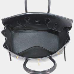 Pre Owned حقيبة هيرمس بيركين 35 جلد أردينز أسود