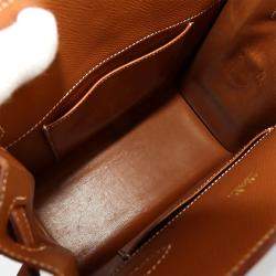 مملوكة مسبقًا Hermes Couchvel Epsom Gold Kelly Sport Shoulder Bag MM