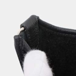 Pre Owned Hermes Black Clemence Evelyne TPM 16