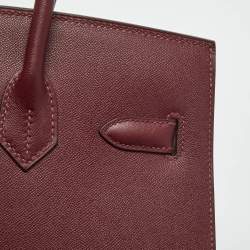 مملوكة مسبقًا حقيبة يد توتس هيرمس بيركين سيلير إتش مادام روج إتش إكسسوار مطلي ذهبي