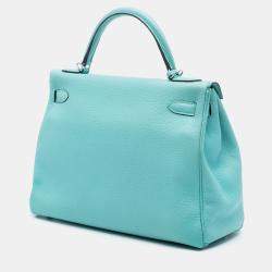 مملوكة مسبقًا حقيبة هيرمس كيلي II ريتورني 32 بلو توغو