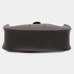 Pre Owned حقيبة هيرمس إيفلين 16 سوليير إبسوم سوداء