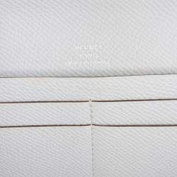 مملوكة مسبقًا Hermes Grey Epsom Maillon To Go Wallet