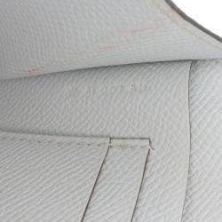 مملوكة مسبقًا Hermes Grey Epsom Maillon To Go Wallet