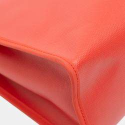 مملوكة مسبقًا Hermes Brown Orange Toile Herbag Zip 31