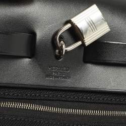 Pre Owned حقيبة هيرمس هيرباج 31 جلد وقماش توال بني فونس