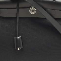 Pre Owned حقيبة هيرمس هيرباج 31 جلد وقماش توال بني فونس