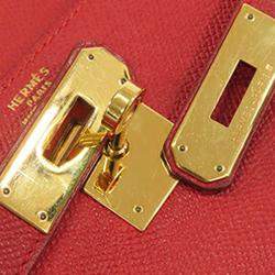 Pre Owned حقيبة هيرمس كيلي ريتورن كورشيفيل أحمر 32