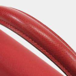 Pre Owned حقيبة هيرمس كيلي ريتورن كورشيفيل أحمر 32