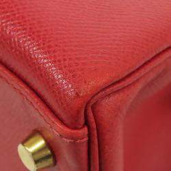 Pre Owned حقيبة هيرمس كيلي ريتورن كورشيفيل أحمر 32