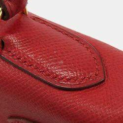 Pre Owned حقيبة هيرمس كيلي ريتورن كورشيفيل أحمر 32