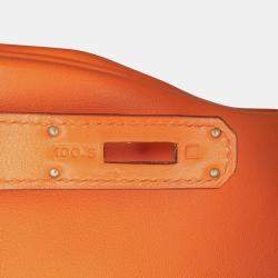 مملوكة مسبقًا حقيبة هيرمس كيلي ريتـورن سويفت برتقالية 32