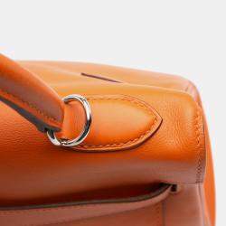 مملوكة مسبقًا حقيبة هيرمس كيلي ريتـورن سويفت برتقالية 32