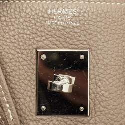 مملوكة مسبقًا حقيبة توتس هيرمس بيركين جلد توغو إيتوب إكسسوار مطلي بلاديوم