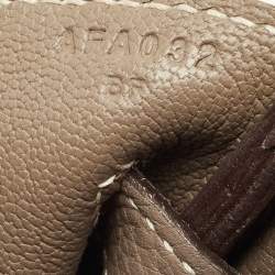 مملوكة مسبقًا حقيبة توتس هيرمس بيركين جلد توغو إيتوب إكسسوار مطلي بلاديوم