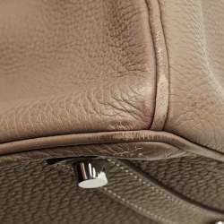 مملوكة مسبقًا حقيبة توتس هيرمس بيركين جلد توغو إيتوب إكسسوار مطلي بلاديوم