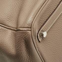 مملوكة مسبقًا حقيبة توتس هيرمس بيركين جلد توغو إيتوب إكسسوار مطلي بلاديوم