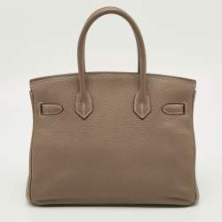 مملوكة مسبقًا حقيبة توتس هيرمس بيركين جلد توغو إيتوب إكسسوار مطلي بلاديوم