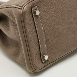 مملوكة مسبقًا حقيبة توتس هيرمس بيركين جلد توغو إيتوب إكسسوار مطلي بلاديوم