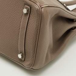 مملوكة مسبقًا حقيبة توتس هيرمس بيركين جلد توغو إيتوب إكسسوار مطلي بلاديوم